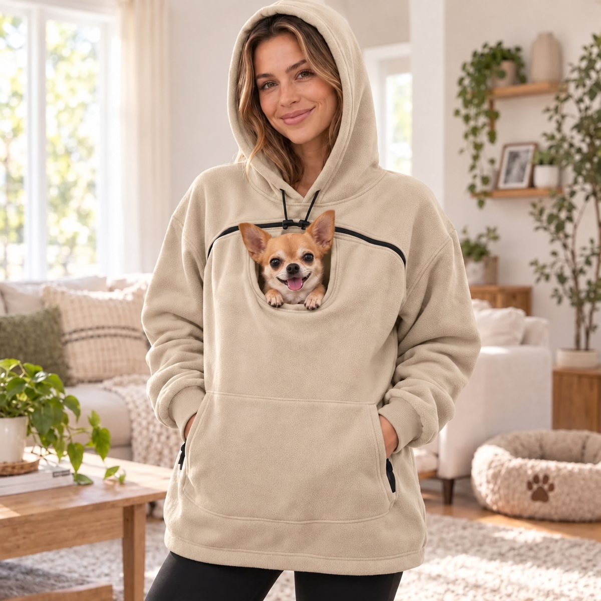Pati Cepli Kapüşonlu Sweatshirt